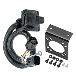 For 1997-1999 Ford F-250 7 Pin Trailer Wiring RV 7 Way Trailer Plug (For w/Factory 4-Flat Models) By Tekonsha For 1997-1999 Ford F-250 7 Pin Trailer Wiring RV 7 Way Trailer Plug (For w/Factory 4-Flat Models) By Tekonsha