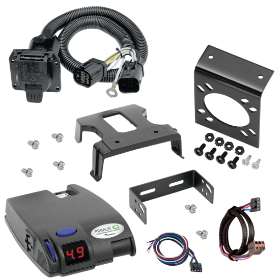 For 1997-1999 Ford F-250 7-Way RV Wiring kit by: Tekonsha For 1997-1999 Ford F-250 7-Way RV Wiring + Tekonsha Primus IQ Brake Control + Plug & Play BC Adapter (For w/Factory 4-Flat Models) By Tekonsha