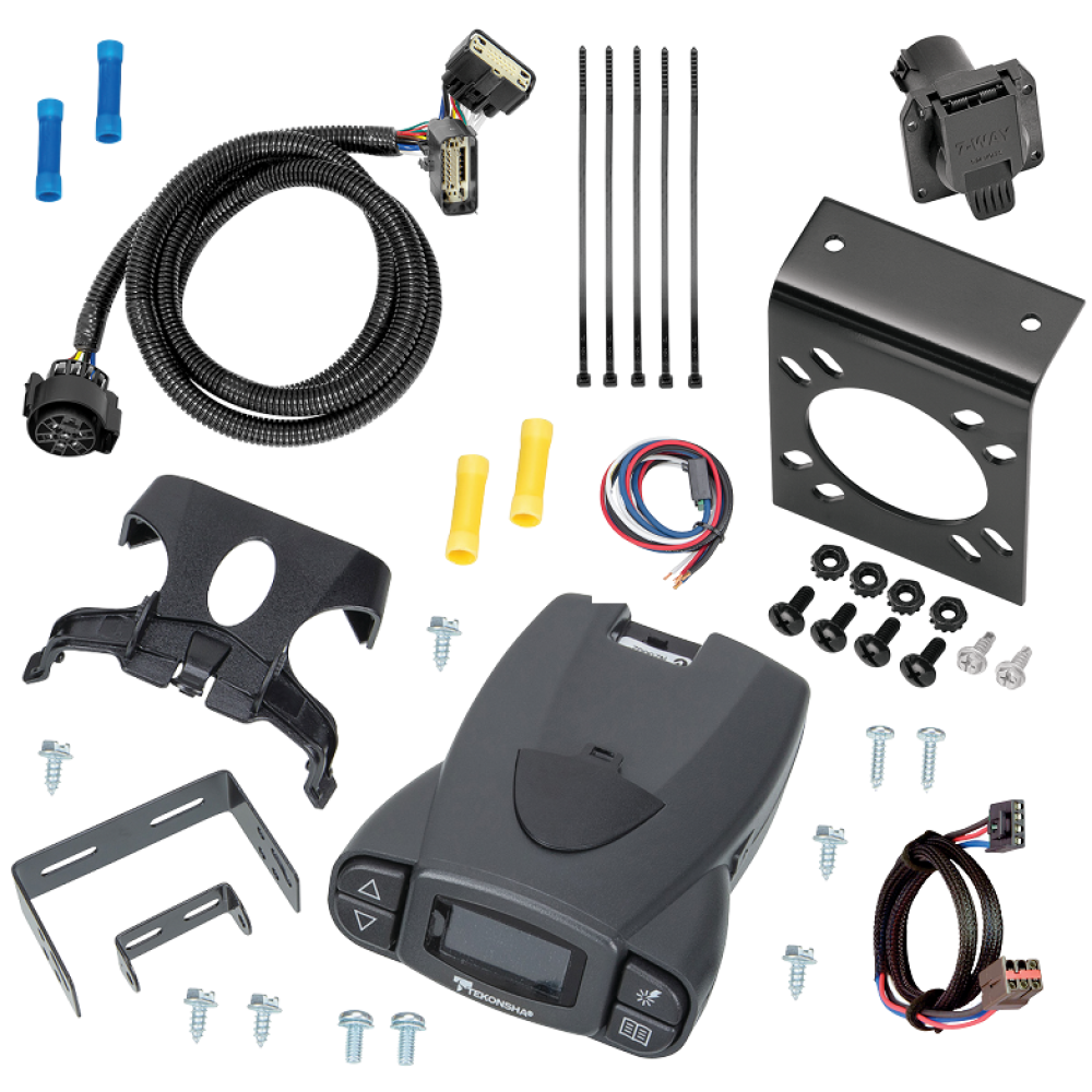 For 2011-2019 Ford Explorer 7-Way RV Wiring kit by: Tekonsha For 2011-2019 Ford Explorer 7-Way RV Wiring + Tekonsha Prodigy P3 Brake Control + Plug & Play BC Adapter By Tekonsha