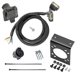 For 2015-2020 Ford F-150 7 Pin Trailer Wiring RV 7 Way Trailer Plug By Tekonsha