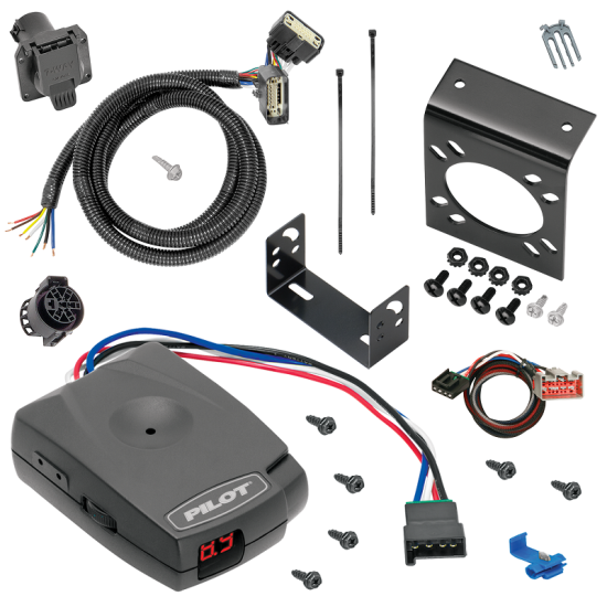 For 2015-2021 Ford F-150 7-Way RV Wiring kit by: Tekonsha For 2015-2021 Ford F-150 7-Way RV Wiring + Pro Series Pilot Brake Control + Plug & Play BC Adapter By Tekonsha
