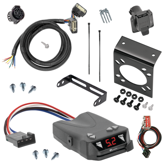For 2015-2021 Ford F-150 7-Way RV Wiring kit by: Tekonsha For 2015-2021 Ford F-150 7-Way RV Wiring + Tekonsha Brakeman IV Brake Control + Plug & Play BC Adapter By Tekonsha