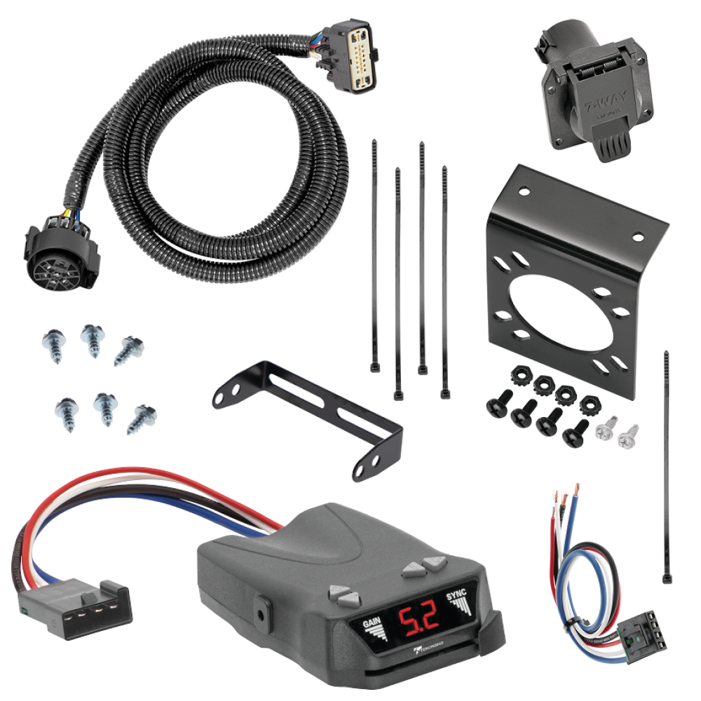 For 2018-2024 Buick Enclave 7-Way RV Wiring kit by: Tekonsha For 2018-2024 Buick Enclave 7-Way RV Wiring + Tekonsha Brakeman IV Brake Control + Generic BC Wiring Adapter By Tekonsha