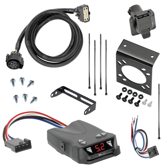 For 2018-2024 Buick Enclave 7-Way RV Wiring kit by: Tekonsha For 2018-2024 Buick Enclave 7-Way RV Wiring + Tekonsha Brakeman IV Brake Control + Generic BC Wiring Adapter By Tekonsha