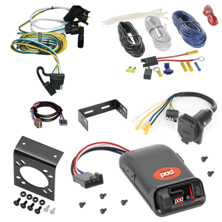 For 2002-2003 Ford Explorer 7-Way RV Wiring kit by: Tekonsha For 2002-2003 Ford Explorer 7-Way RV Wiring + Pro Series POD Brake Control + Plug & Play BC Adapter By Tekonsha