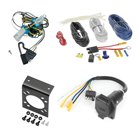 For 1998-2004 Chevy S10 7-Way RV Wiring kit by: Tekonsha For 1998-2004 Chevrolet S10 7-Way RV Wiring By Tekonsha