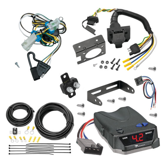 For 1998-2004 Chevy S10 7-Way RV Wiring kit by: Tekonsha For 1998-2004 Chevrolet S10 7-Way RV Wiring + Tekonsha BRAKE-EVN Brake Control + Generic BC Wiring Adapter By Tekonsha