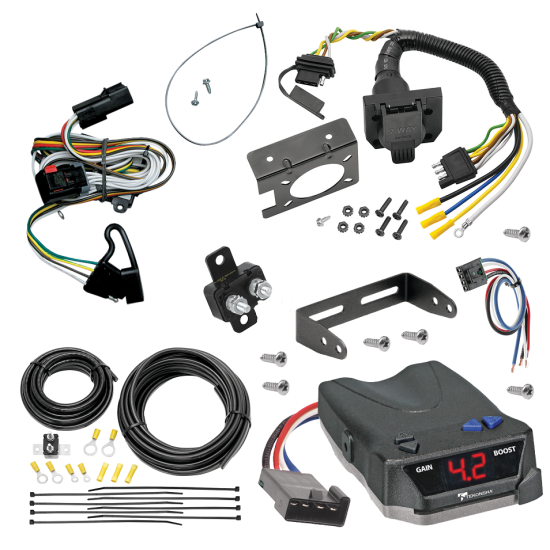 For 2001-2003 Chrysler Town & Country 7-Way RV Wiring kit by: Tekonsha For 2001-2003 Chrysler Town & Country 7-Way RV Wiring + Tekonsha BRAKE-EVN Brake Control + Generic BC Wiring Adapter By Tekonsha
