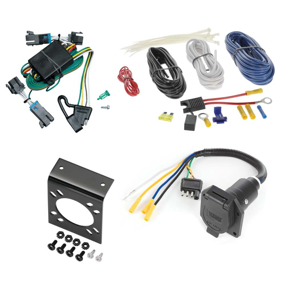 For 2000-2002 Chevy Express 1500 7-Way RV Wiring kit by: Tekonsha For 2000-2002 Chevrolet Express 1500 7-Way RV Wiring By Tekonsha