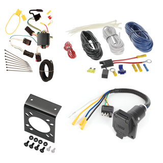 For 2004 2009 Dodge Durango 7 Pin Trailer Wiring RV 7 Way Plug by Tekonsha TrailerJacks