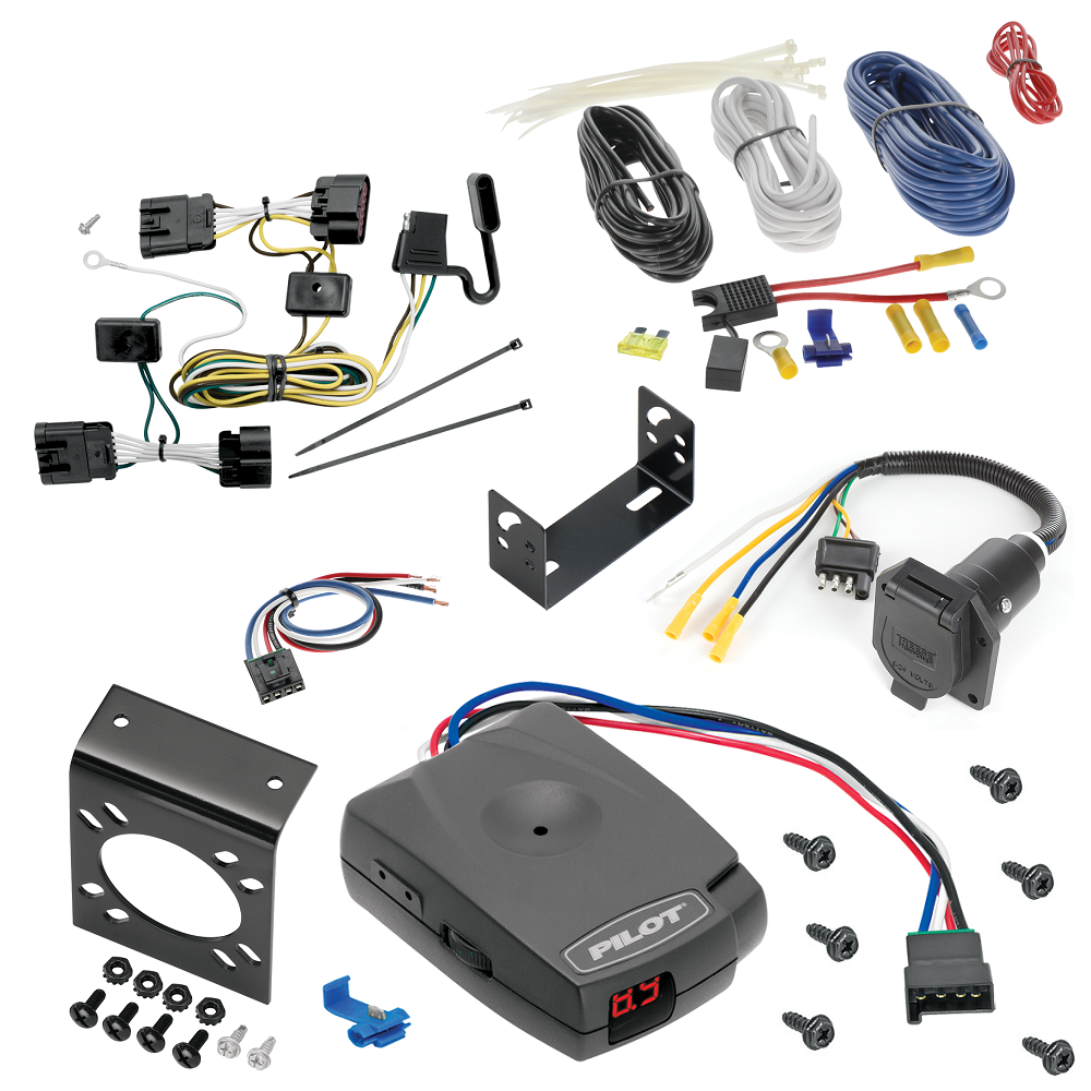 For 2005-2008 Chevy Uplander 7-Way RV Wiring kit by: Tekonsha For 2005-2008 Chevrolet Uplander 7-Way RV Wiring + Pro Series Pilot Brake Control + Generic BC Wiring Adapter By Tekonsha