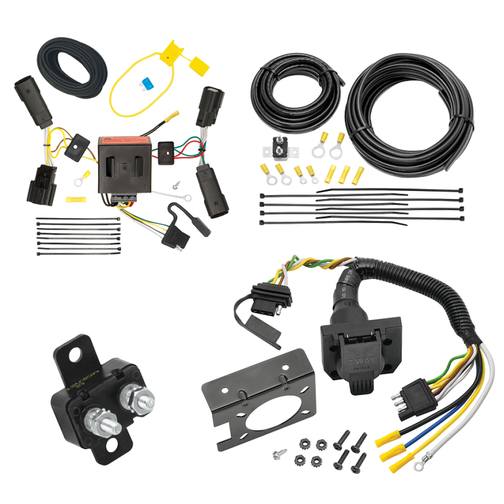 For 2011-2014 Ford Edge 7-Way RV Wiring kit by: Tekonsha For 2011-2014 Ford Edge 7-Way RV Wiring By Tekonsha