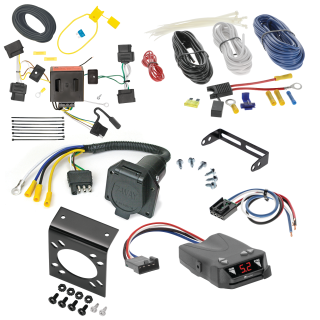 For 2008-2011 Mazda Tribute 7-Way RV Wiring + Tekonsha Brakeman IV Brake Control + Generic BC Wiring Adapter By Tekonsha