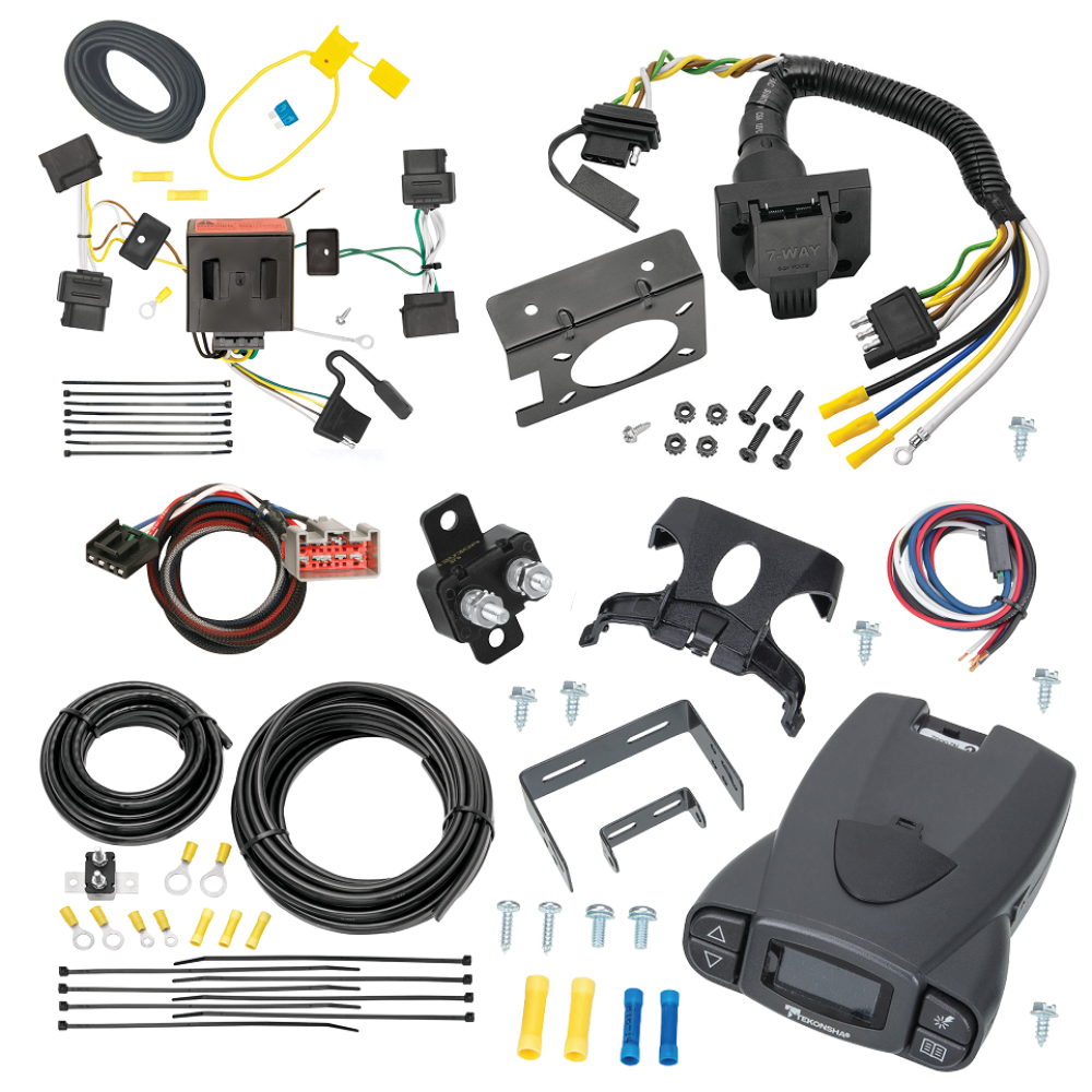 For 2009-2014 Ford E-350 Econoline Super Duty 7-Way RV Wiring kit by: Tekonsha For 2009-2014 Ford E-350 Econoline Super Duty 7-Way RV Wiring + Tekonsha Prodigy P3 Brake Control + Plug & Play BC Adapter By Tekonsha
