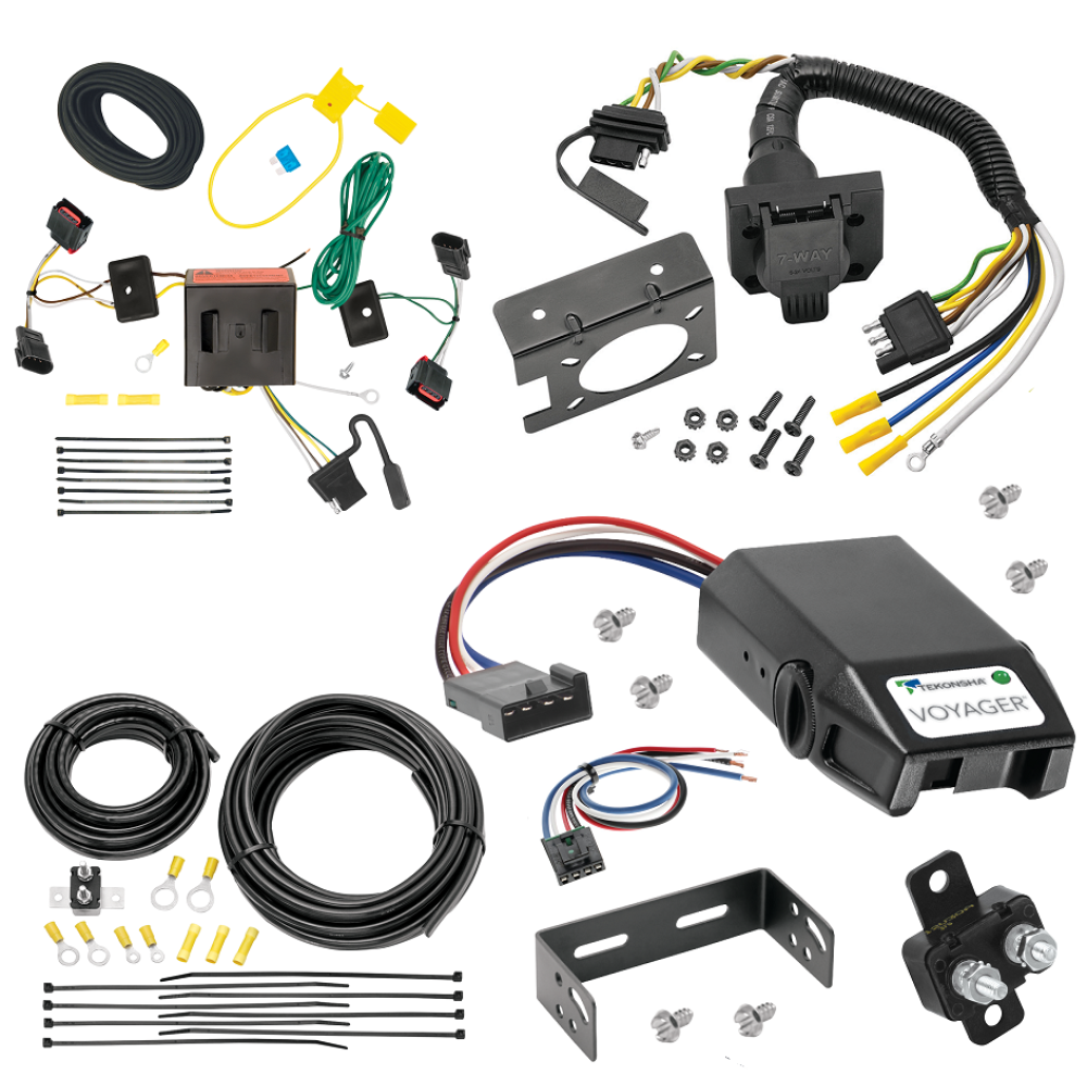 For 2008-2010 Dodge Grand Caravan 7-Way RV Wiring kit by: Tekonsha For 2008-2010 Dodge Grand Caravan 7-Way RV Wiring + Tekonsha Voyager Brake Control + Generic BC Wiring Adapter By Tekonsha