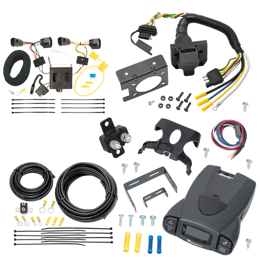 For 2007-2011 Dodge Nitro 7-Way RV Wiring kit by: Tekonsha For 2007-2011 Dodge Nitro 7-Way RV Wiring + Tekonsha Prodigy P3 Brake Control By Tekonsha