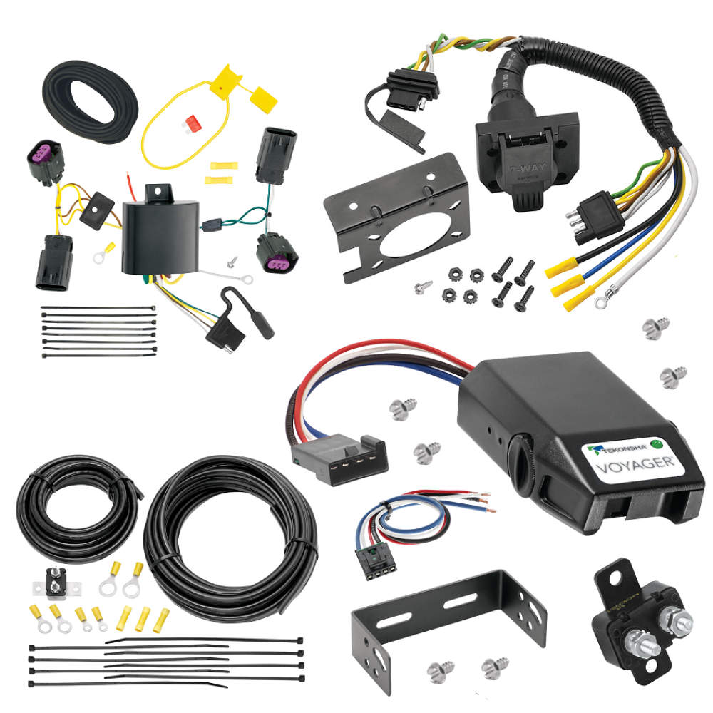 For 2012-2020 Dodge Journey 7-Way RV Wiring kit by: Tekonsha For 2012-2020 Dodge Journey 7-Way RV Wiring + Tekonsha Voyager Brake Control + Generic BC Wiring Adapter (Excludes: w/LED Taillights Models) By Tekonsha