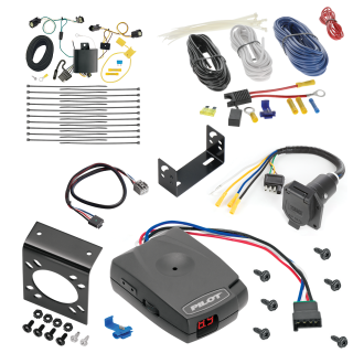 For 2018-2019 Chrysler Pacifica 7-Way RV Wiring + Pro Series Pilot Brake Control + Plug & Play BC Adapter (For Touring Plus Models) By Tekonsha