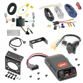 For 2017-2020 Chrysler Pacifica 7-Way RV Wiring kit by: Tekonsha For 2017-2020 Chrysler Pacifica 7-Way RV Wiring + Pro Series POD Brake Control + Plug & Play BC Adapter (For LX Models) By Tekonsha