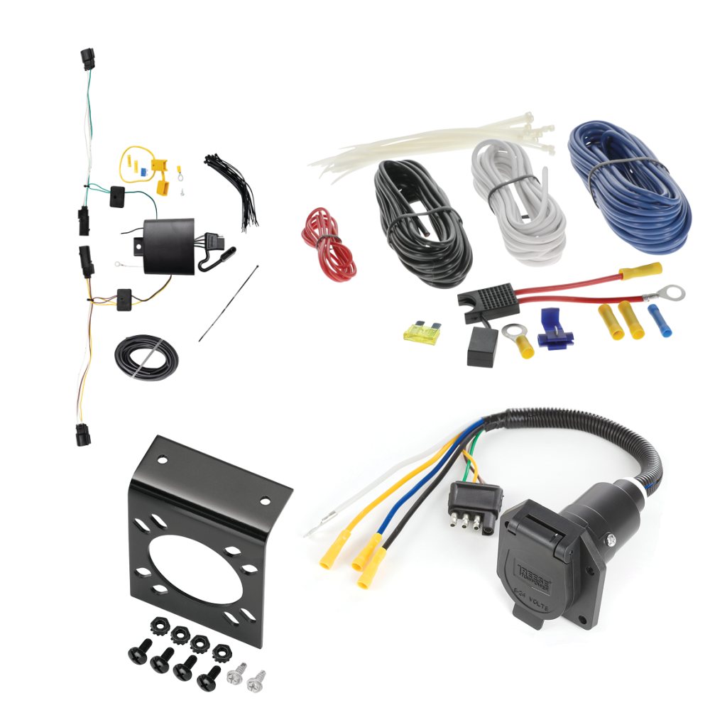For 2021-2024 Chrysler Pacifica 7-Way RV Wiring kit by: Tekonsha For 2021-2024 Chrysler Pacifica 7-Way RV Wiring By Tekonsha