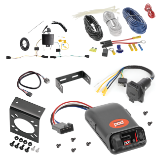 For 2021-2024 Chrysler Pacifica 7-Way RV Wiring kit by: Tekonsha For 2021-2024 Chrysler Pacifica 7-Way RV Wiring + Pro Series POD Brake Control + Plug & Play BC Adapter By Tekonsha