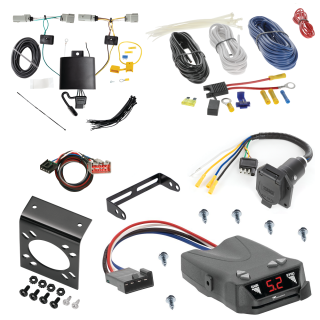 For 2021-2024 Ford Bronco 7-Way RV Wiring kit by: Tekonsha For 2021-2024 Ford Bronco 7-Way RV Wiring + Tekonsha Brakeman IV Brake Control + Plug & Play BC Adapter (Excludes: w/LED Taillights Models) By Tekonsha