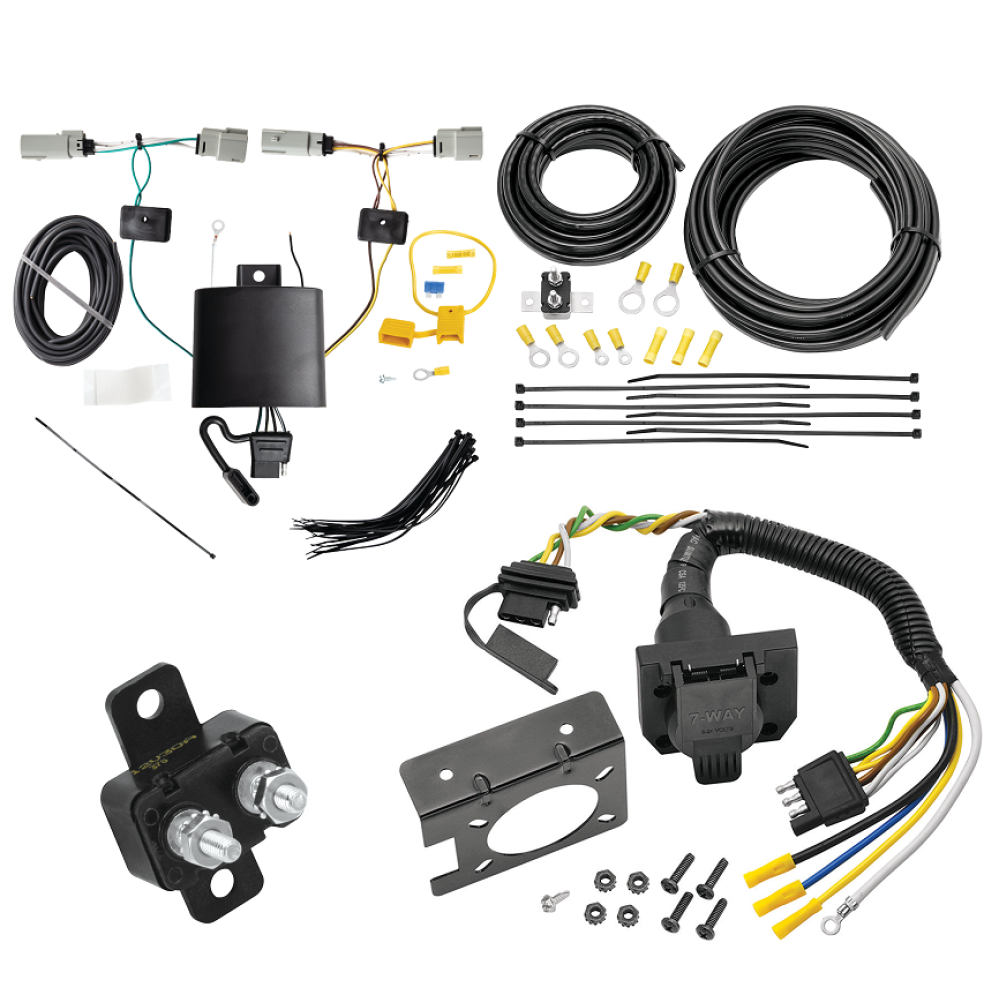 For 2021-2024 Ford Bronco 7-Way RV Wiring kit by: Tekonsha For 2021-2024 Ford Bronco 7-Way RV Wiring (Excludes: w/LED Taillights Models) By Tekonsha
