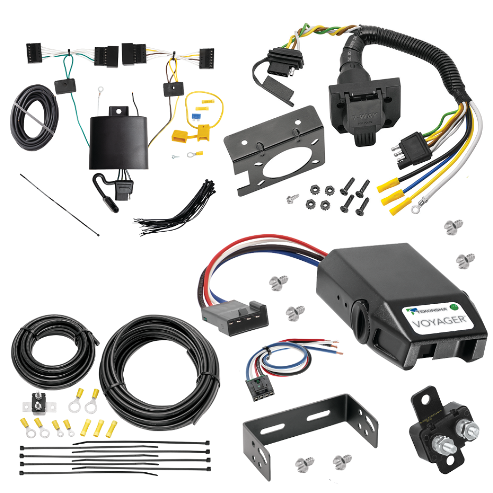 For 2022-2024 BMW X3 7-Way RV Wiring kit by: Tekonsha For 2022-2024 BMW X3 7-Way RV Wiring + Tekonsha Voyager Brake Control + Generic BC Wiring Adapter By Tekonsha