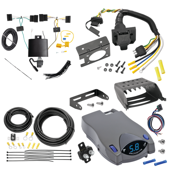 For 2022-2024 BMW X3 7-Way RV Wiring kit by: Tekonsha For 2022-2024 BMW X3 7-Way RV Wiring + Tekonsha Prodigy P2 Brake Control By Tekonsha