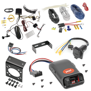 For 2023-2023 Subaru Solterra 7-Way RV Wiring kit by: Tekonsha For 2023-2023 Subaru Solterra 7-Way RV Wiring + Pro Series POD Brake Control + Generic BC Wiring Adapter (For All Styles Models) By Tekonsha