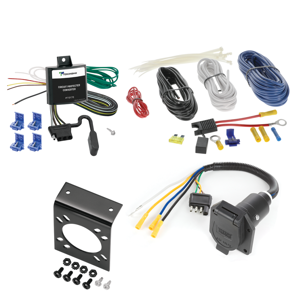 For 1999-2004 Chevy Tracker 7-Way RV Wiring kit by: Tekonsha For 1999-2004 Chevrolet Tracker 7-Way RV Wiring By Tekonsha