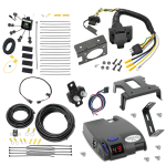 For 2019-2024 Audi Q5 7-Way RV Wiring w/ Zero Contact ZCI Module + Tekonsha Primus IQ Brake Control + Plug & Play BC Adapter By Tekonsha