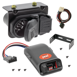 For 2015-2020 Chevy Silverado 2500 HD 7-Way RV Wiring kit by: Tekonsha For 2015-2020 Chevrolet Silverado 2500 HD 7-Way RV Wiring + Pro Series POD Brake Control + Plug & Play BC Adapter By Tekonsha