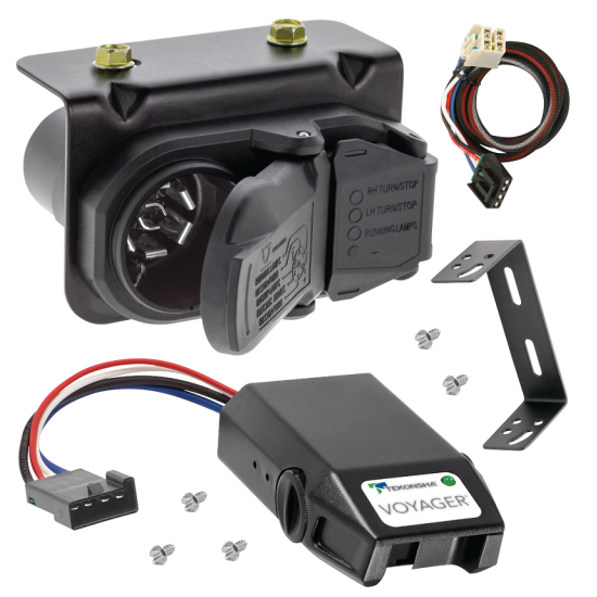 For 2015-2020 Chevy Silverado 3500 HD 7-Way RV Wiring kit by: Tekonsha For 2015-2020 Chevrolet Silverado 3500 HD 7-Way RV Wiring + Tekonsha Voyager Brake Control + Plug & Play BC Adapter By Tekonsha