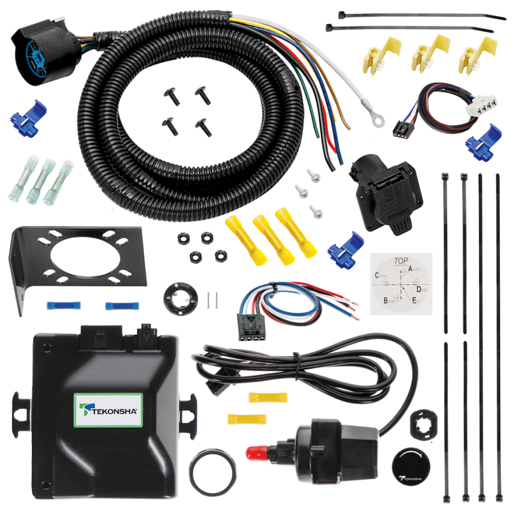 For 1995-2002 Dodge Ram 3500 Prodigy iD Bluetooth Brake Control kit by: Tow Ready For 1995-2002 Dodge Ram 3500 Tekonsha Prodigy iD Bluetooth Wireless Brake Control + Plug & Play BC Adapter + 7-Way RV Wiring By Tow Ready