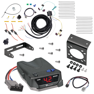 For 2014-2023 Dodge Durango 7-Way RV Wiring + Tekonsha BRAKE-EVN Brake Control + Plug & Play BC Adapter By Tekonsha