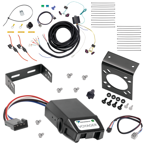 For 2014-2023 Dodge Durango 7-Way RV Wiring kit by: Tekonsha For 2014-2023 Dodge Durango 7-Way RV Wiring + Tekonsha Voyager Brake Control + Plug & Play BC Adapter By Tekonsha