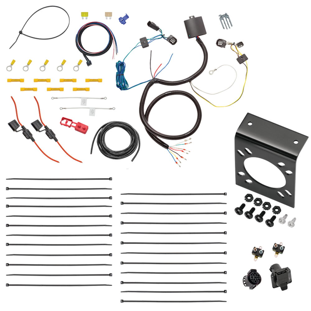 For 2011-2020 Dodge Grand Caravan 7-Way RV Wiring kit by: Tekonsha For 2011-2020 Dodge Grand Caravan 7-Way RV Wiring By Tekonsha