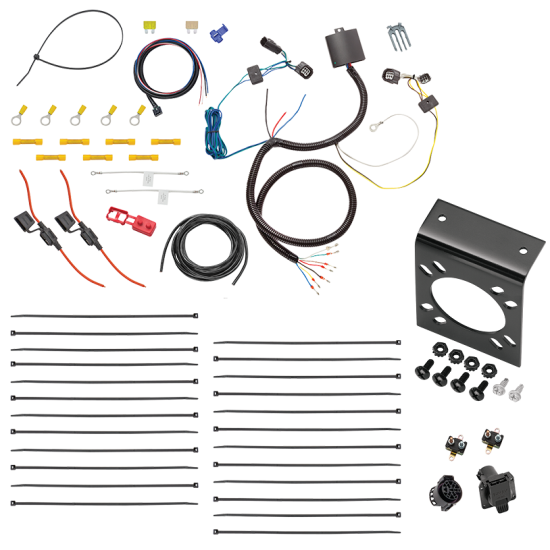 For 2011-2020 Dodge Grand Caravan 7-Way RV Wiring kit by: Tekonsha For 2011-2020 Dodge Grand Caravan 7-Way RV Wiring By Tekonsha