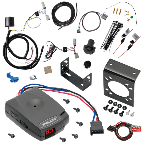 For 2021-2024 Ford Bronco 7-Way RV Wiring kit by: Tekonsha For 2021-2024 Ford Bronco 7-Way RV Wiring + Pro Series Pilot Brake Control + Plug & Play BC Adapter (For w/LED Taillights Models) By Tekonsha
