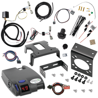 For 2021-2024 Ford Bronco 7-Way RV Wiring + Tekonsha Primus IQ Brake Control + Plug & Play BC Adapter (For w/LED Taillights Models) By Tekonsha