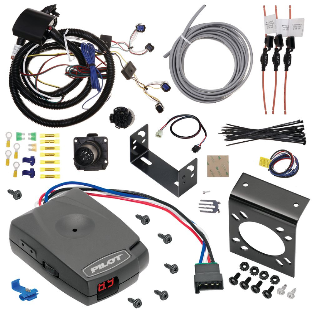 For 2023-2024 Hyundai Palisade 7-Way RV Wiring kit by: Tekonsha For 2023-2024 Hyundai Palisade 7-Way RV Wiring + Pro Series Pilot Brake Control + Plug & Play BC Adapter By Tekonsha