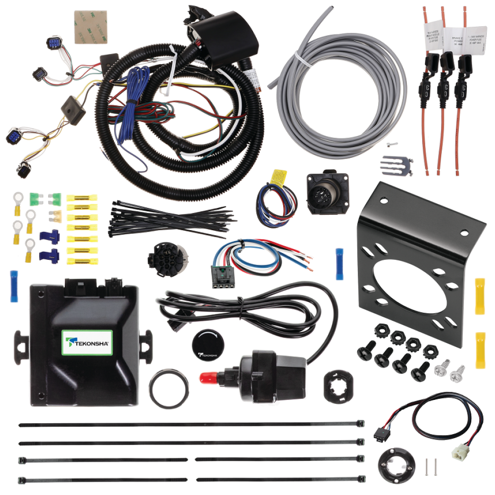 For 2023-2024 Hyundai Palisade Tekonsha Prodigy iD Bluetooth Wireless Brake Control + Plug & Play BC Adapter + 7-Way RV Wiring By Tekonsha