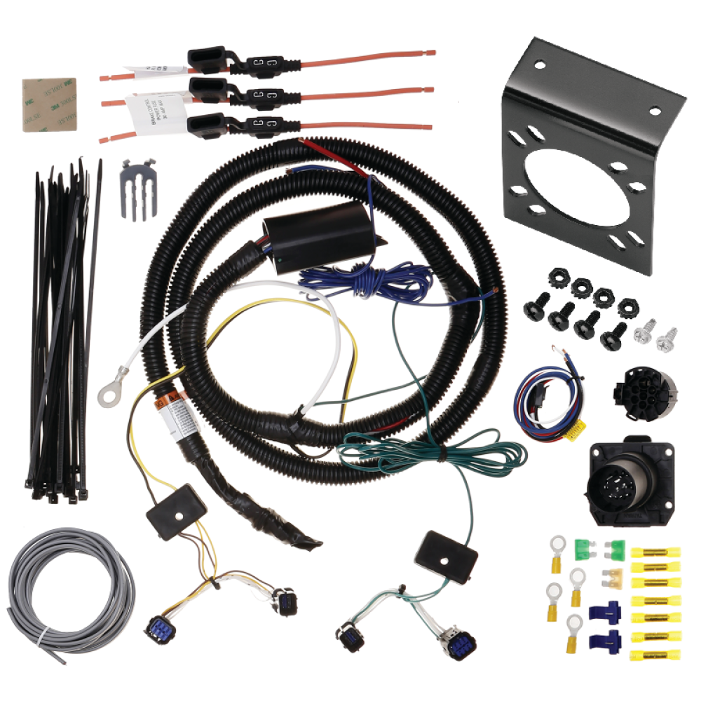 For 20232024 KIA Telluride 7 Pin Trailer Wiring RV 7 Way Plug by