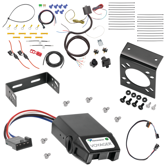 For 2007-2024 Audi Q7 Tekonsha Prodigy iD Bluetooth Wireless Brake Control + Plug & Play BC Adapter + 7-Way RV Wiring By Tekonsha