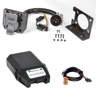 For 2005-2007 Chevy Silverado 1500 HD 7-Way RV Wiring kit by: Reese For 2005-2007 Chevrolet Silverado 1500 HD 7-Way RV Wiring + Tekonsha Voyager Brake Control + Plug & Play BC Adapter By Reese Towpower