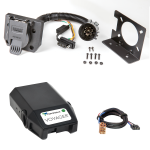 For 2001-2002 Chevrolet Silverado 2500 HD 7-Way RV Wiring + Tekonsha Voyager Brake Control + Plug & Play BC Adapter By Reese Towpower
