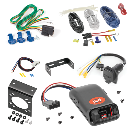 For 2003-2009 Dodge Ram 2500 7-Way RV Wiring kit by: Reese For 2003-2009 Dodge Ram 2500 7-Way RV Wiring + Pro Series POD Brake Control + Plug & Play BC Adapter By Reese Towpower