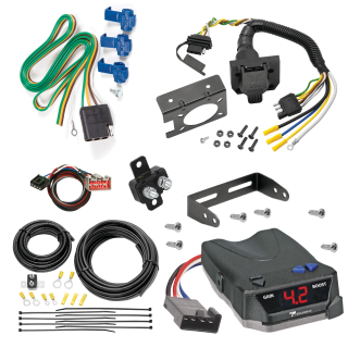 For 2022-2024 Ford F-150 7-Way RV Wiring kit by: Reese For 2022-2024 Ford F-150 7-Way RV Wiring + Tekonsha BRAKE-EVN Brake Control + Plug & Play BC Adapter By Reese Towpower