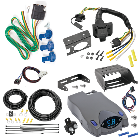 For 2003-2009 Dodge Ram 2500 7-Way RV Wiring kit by: Reese For 2003-2009 Dodge Ram 2500 7-Way RV Wiring + Tekonsha Prodigy P2 Brake Control + Plug & Play BC Adapter By Reese Towpower
